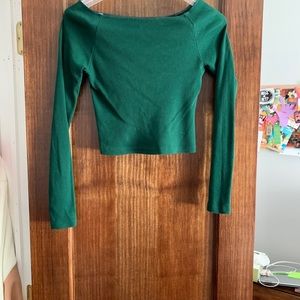 Off the shoulder crop top